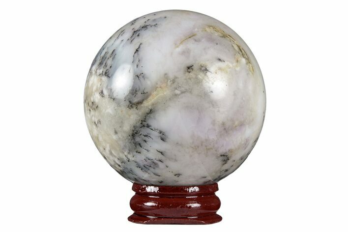 Polished Dendritic Agate Sphere - Madagascar #218914